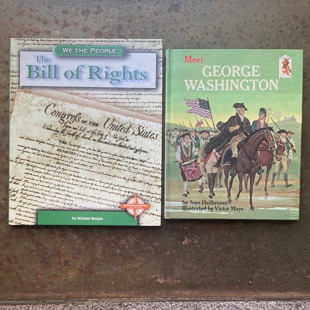 USA History Kids Book Bundle-“The Bill of Rights” & “Meet George Washington”